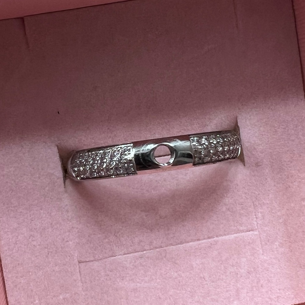 Qudo stainless steel interchangeable deluxe ring size 8.5